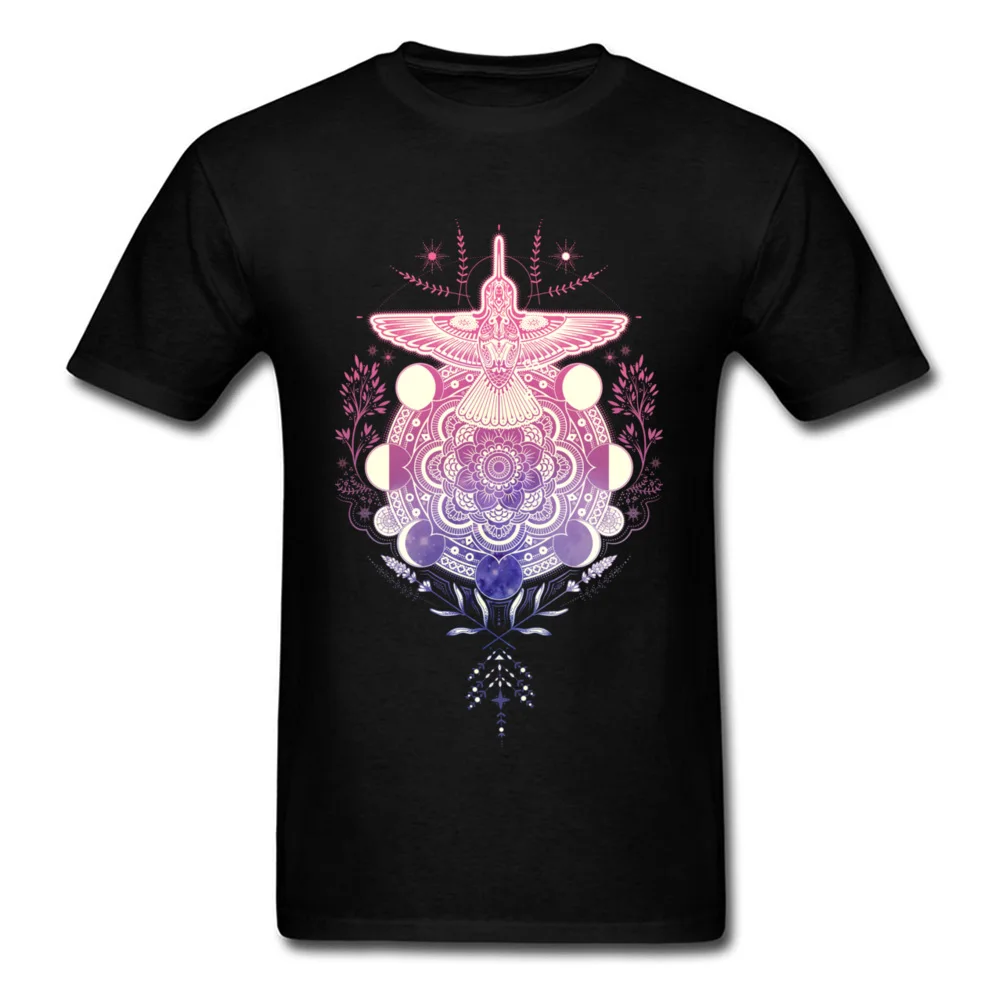Hummingbird Mandala_black