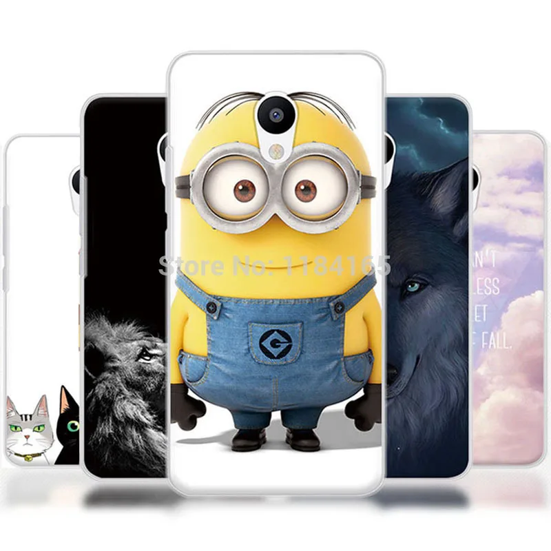 Case for Meizu M3 Mini / 5 inch/M3S Fashion Colorful 7 Patterns Cheap Frosted Protective Plastic Hard Back Cover |
