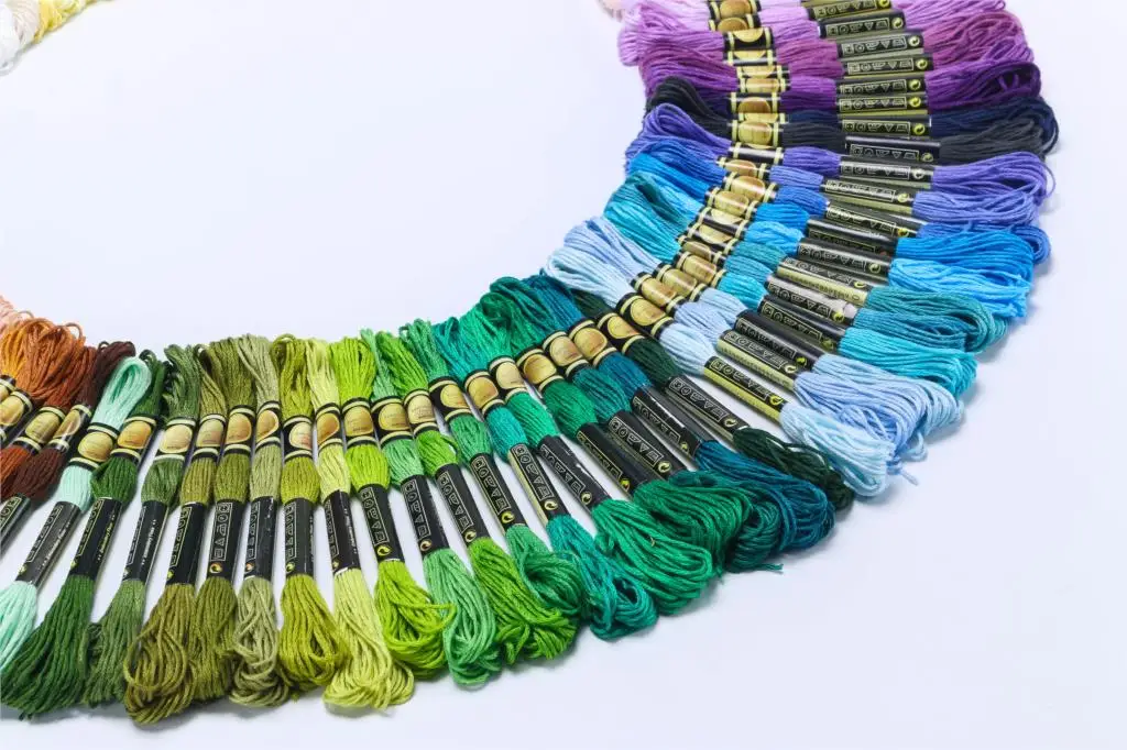 

Cross Stitch threads The two label cxc Style 10PCS Cross Stitch Cotton Embroidery Thread Floss Sewing Skeins Craft Colors 8-2