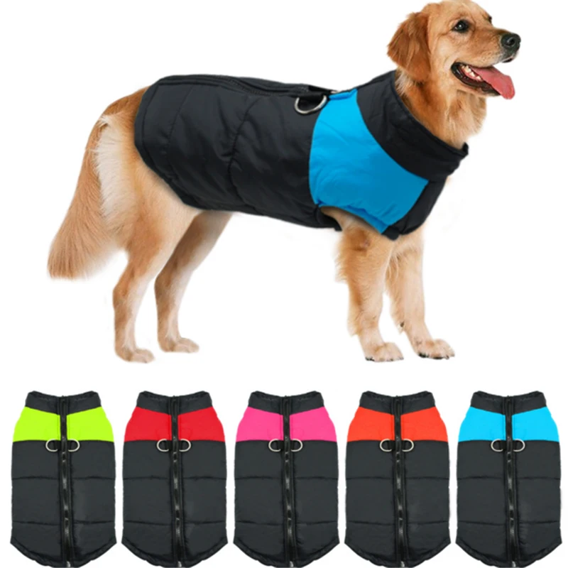 

Waterproof Pet Dog Clothes Warm Big Large Dog Coat Jacket Clothing For Dogs Vest Jacket Autumn Winter Puppy Pet Clothes For Dogs