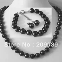 Huij 001913 подвески southsea раковина узел каждый жемчуг ожерелье браслет серьга стад жестяная банка выбрать