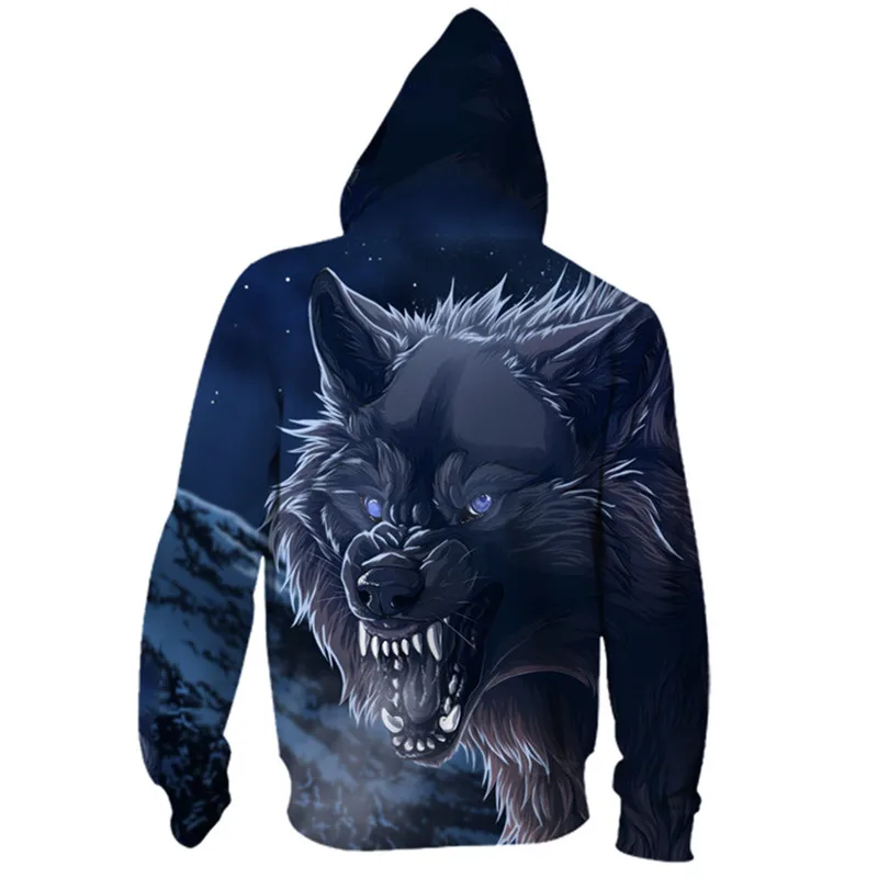 howling wolf hoodie