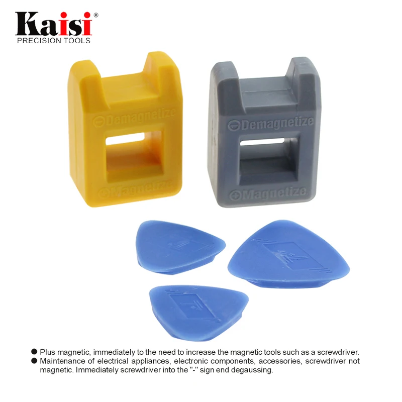 

Kaisi Magnetizer Demagnetizer Tool Insulated Screwdriver Magnetic Pick Up Tool Screwdriver Quick Magnetic Degaussing Tools Set