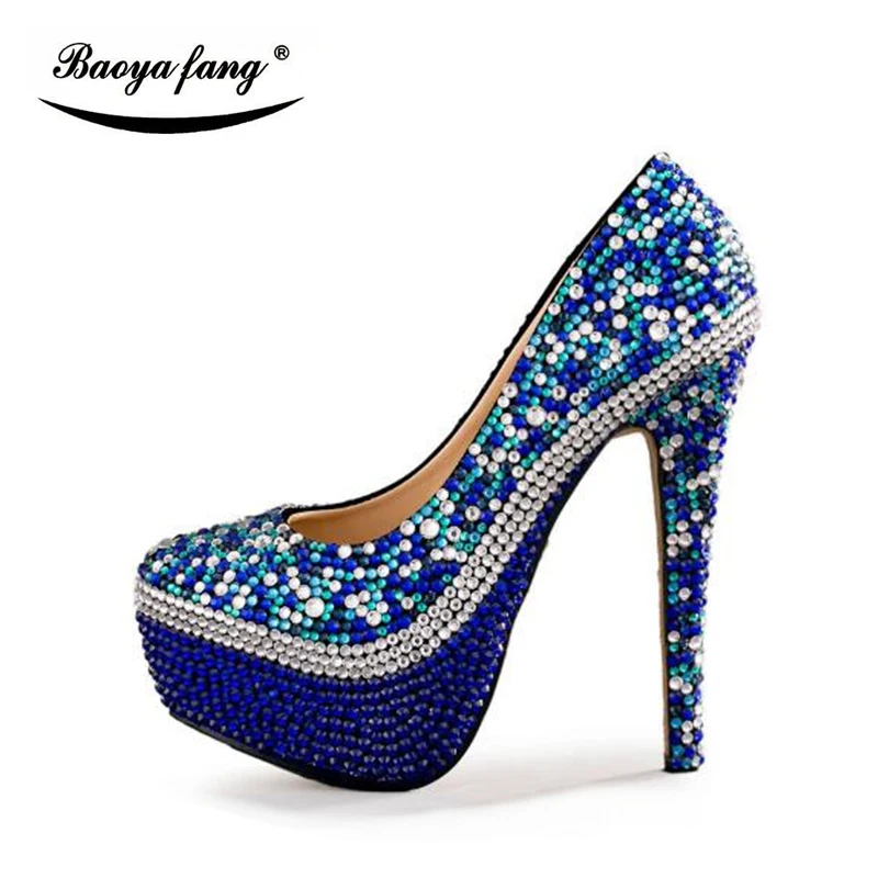 Mode 14cm Ensembles Bleu Partie 8cm Cyrstal Shoesshoes Haute 11cm Et Chaussures 11cm Couture Bag Royal Robe Pompes Talons Sac Mariage 14cm With Heel Femmes Heel De Bag Shoe Assorti Bag 8cm Heel zAwqnd8