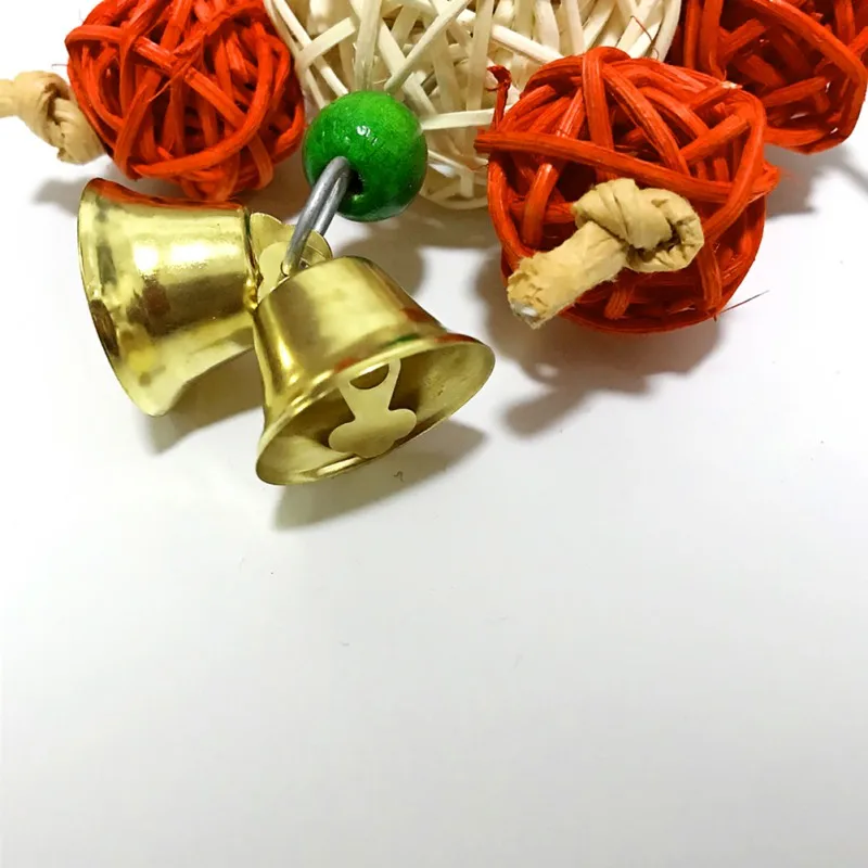 Игрушка попугай качели попугаи игрушка для кусания Рождественская клетка