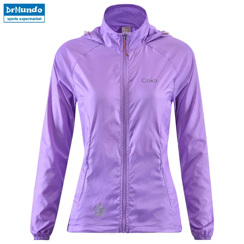 

Outdoor Women's Fast Drying Anti-UV Waterproof Wind Protector Rain Ultralight Ultra-thin Nylon Skin Jacket Cycling Jersey