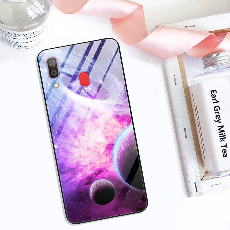 Чехол из закаленного стекла для samsung A30, чехол для samsung Galaxy A30 A 30 A305F, чехол Fundas Coque