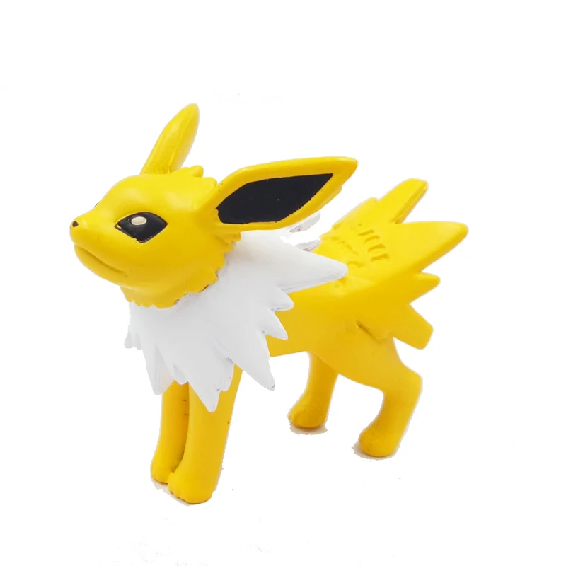 Игрушечная фигурка Пикачу Evee Evolution Vaporeon Jolteon Flareon Espeon Umbreon Leafeon Glaceon Sylveon - Цвет: Белый