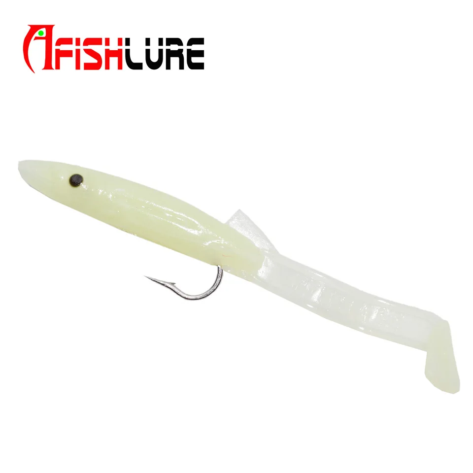 Afishlure, AR-26-65mm, искусственный морской угрь, 65 мм, Т-образный хвост, искусственная приманка, Мягкая приманка, ложная приманка, много цветов на выбор, 16 шт./лот