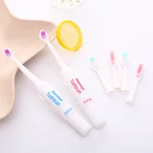 Sarmocare вращающаяся электрическая зубная щетка сменная батарея с 3 щеточками без перезаряжаемой гигиены полости рта
