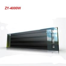 ZY-4000W Высокая мощность эффективность электрическое инфракрасное патио нагреватель 5 минут время нагрева 260-280 градусов Цельсия 4000 Вт 220 В/380 В