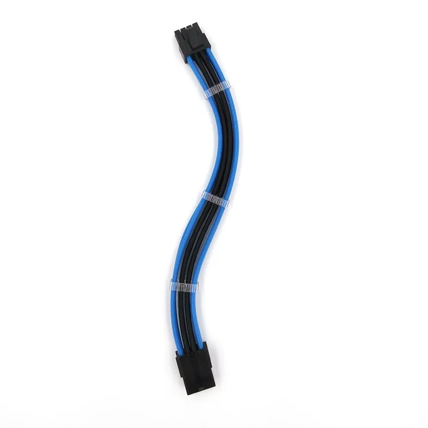 PCI-E 8Pin Light_Black_Blue_Extension Cable