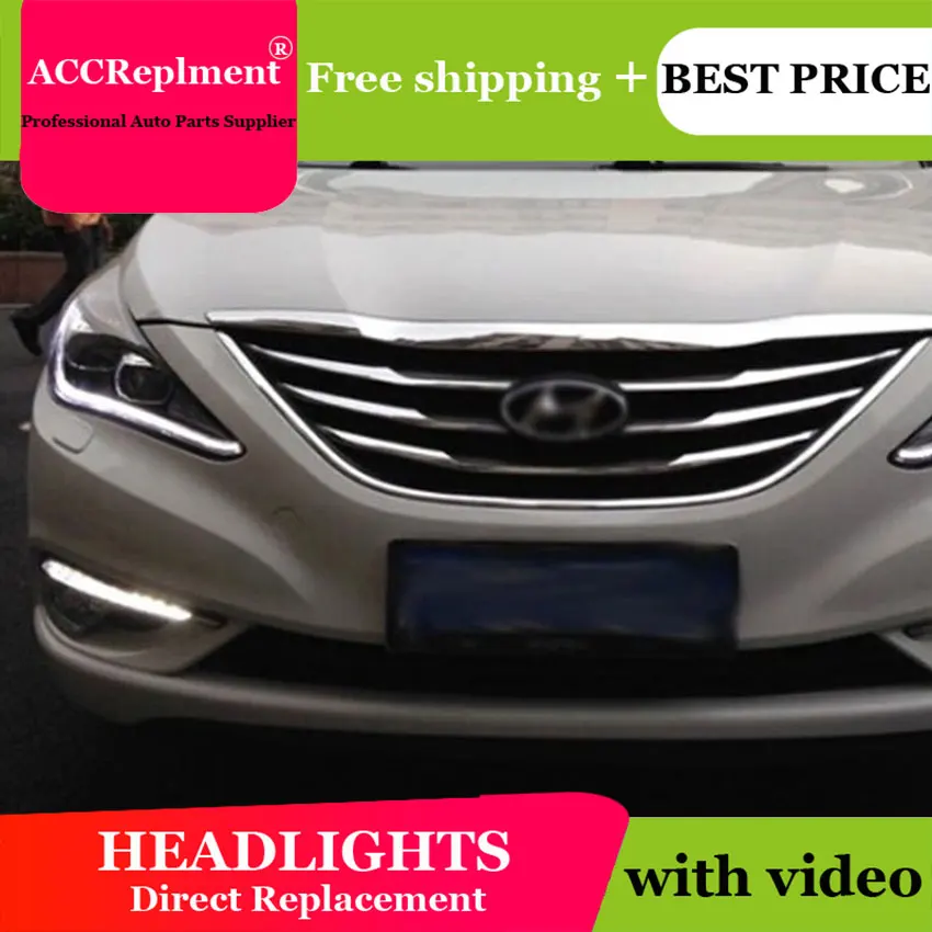 AUTO.PRO For Hyundai sonata headlights 2011 2014 sonata 8 led Q5 bi