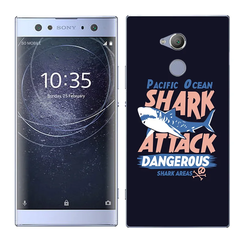 Чехлы для телефонов Sony Xperia XA2 Ultra 6 0 дюйма модные окрашенные чехлы из ТПУ
