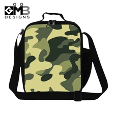 Camo New Disruptive Pattern Thermal Lunch Bag Children Camouflage Food Storage Kids Camo Bags for Boy Camo Meisai Boxe Girls Lunchbox