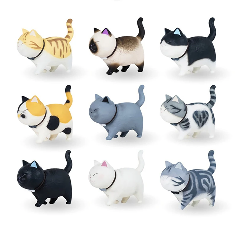 

Creative cat + bell figure decoration PVC
