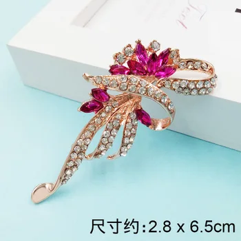 

A sunspice JOCESTYLE Opal Stone Flower Brooch Pin Garment Accessories Popular Drip Badge Pin Brooch Man's Suit Archives