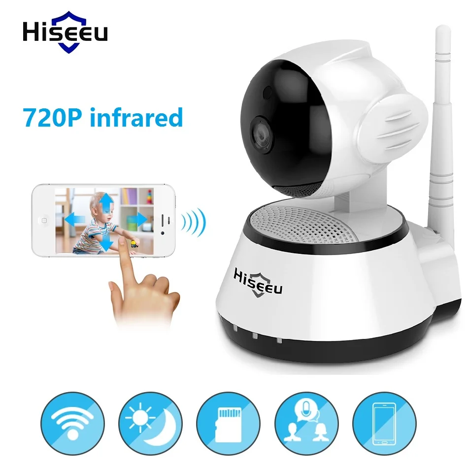 

IP Camera Wi-Fi Wireless Wifi Security CCTV Camera 720P Night Vision P2P Onvif Motion Detection Surveillance Camara Baby Monitor