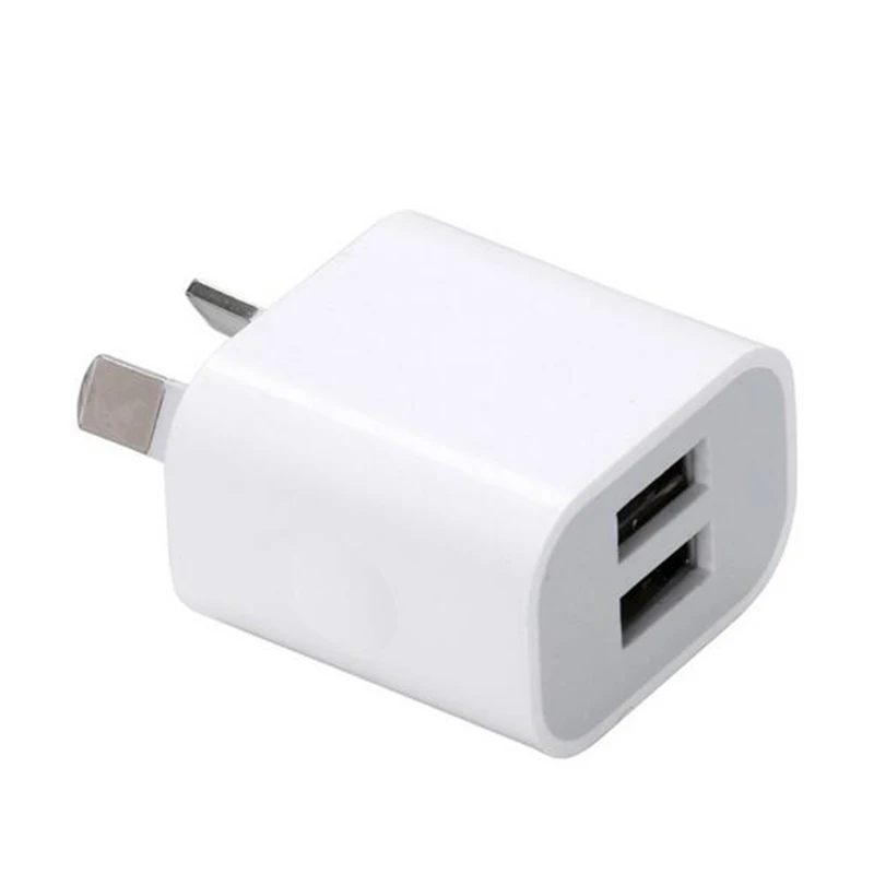 Zerosky двойной интерфейс 5В 2А штепсельная вилка AU USB настенное зарядное устройство