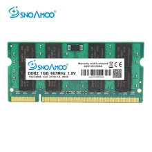 SNOAMOO ноутбук память DDR2 1 ГБ 667 МГц PC2-5300S 800 МГц PC2-6400S 200Pin Ноутбук DDR2 1 ГБ CL5 1,8 в DIMM ram пожизненная Гарантия