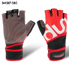 Защитные спортивные перчатки без пальцев для занятий тяжелой атлетикой для мужчин и женщин, перчатки для кроссфита h28