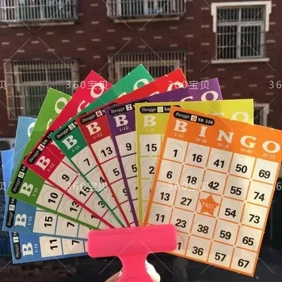 BINGO игровая карта 60 листов/упаковка 540 листов может быть расширена без повторения бинго настольной игры