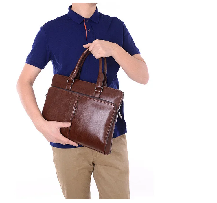 BERAGHINI Бизнес Для мужчин Портфели сумка из искусственной кожи ноутбук сумка Повседневное человек сумки на плечо мужской коммерческий