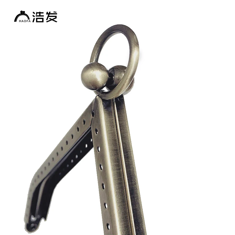 HAOFA 11CM 4pcs Metal Purse Frame Smooth Bag  Clutch Frame DIY Sewing  Happy House High Quality Kiss Clasp Purse Frame Bag Parts