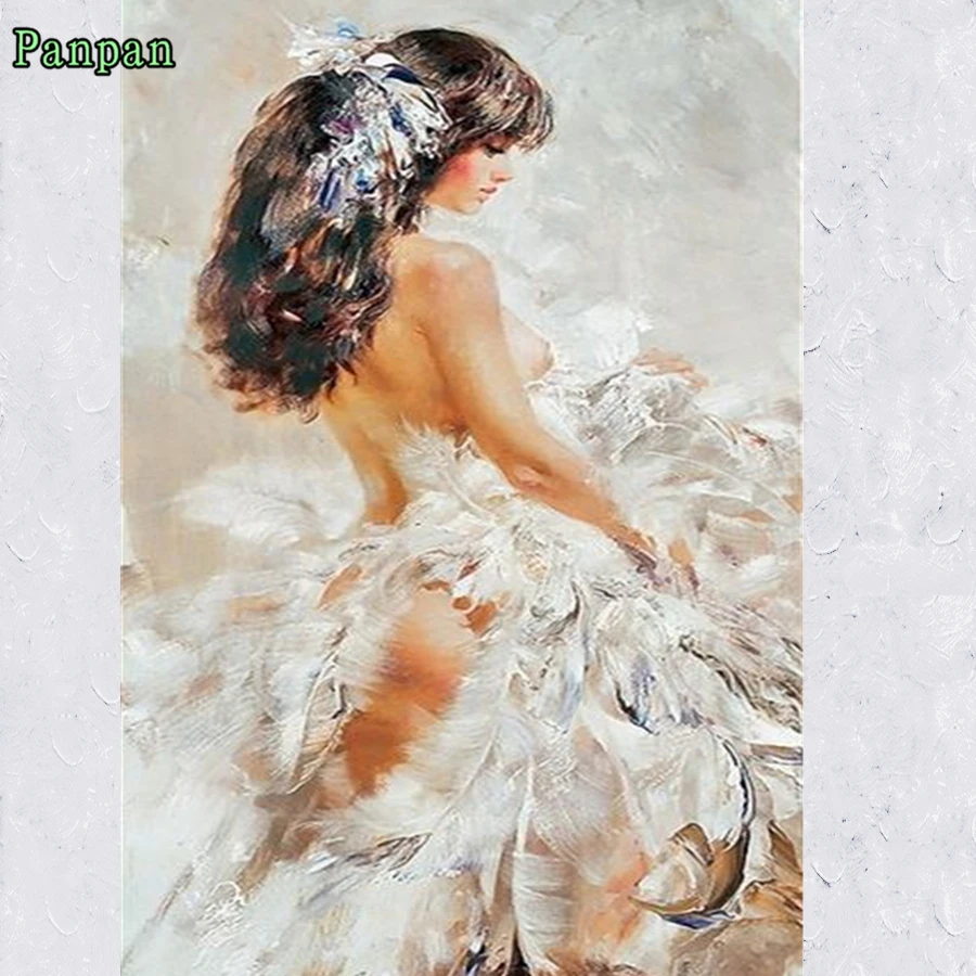 

Modern Woman Nude Paintings Abstract Hand painted Oil Painting on canvas Coloring By Numbers Wall Decor Pictures Beauty Back