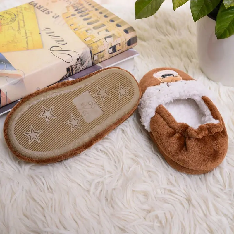 Kocotree/Детские зимние тапочки для девочек и мальчиков; мягкая теплая обувь для малышей; тапочки для спальни с изображением Санта Клауса; подарок на год