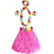 Баннеры серпантин конфетти для детей и взрослых Гавайи Костюм Хула производительность набор на заказ/Солома Цвет праздника вечерние SE10