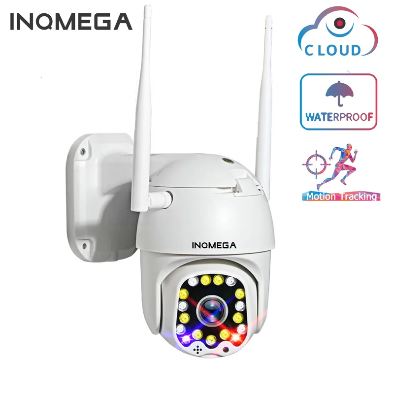 INQMEGA 1080P PTZ WIFI Camera Outdoor Auto Tracking Speed Dome WiFi Wireless CCTV Camera Security Surveillance Waterproof Camera