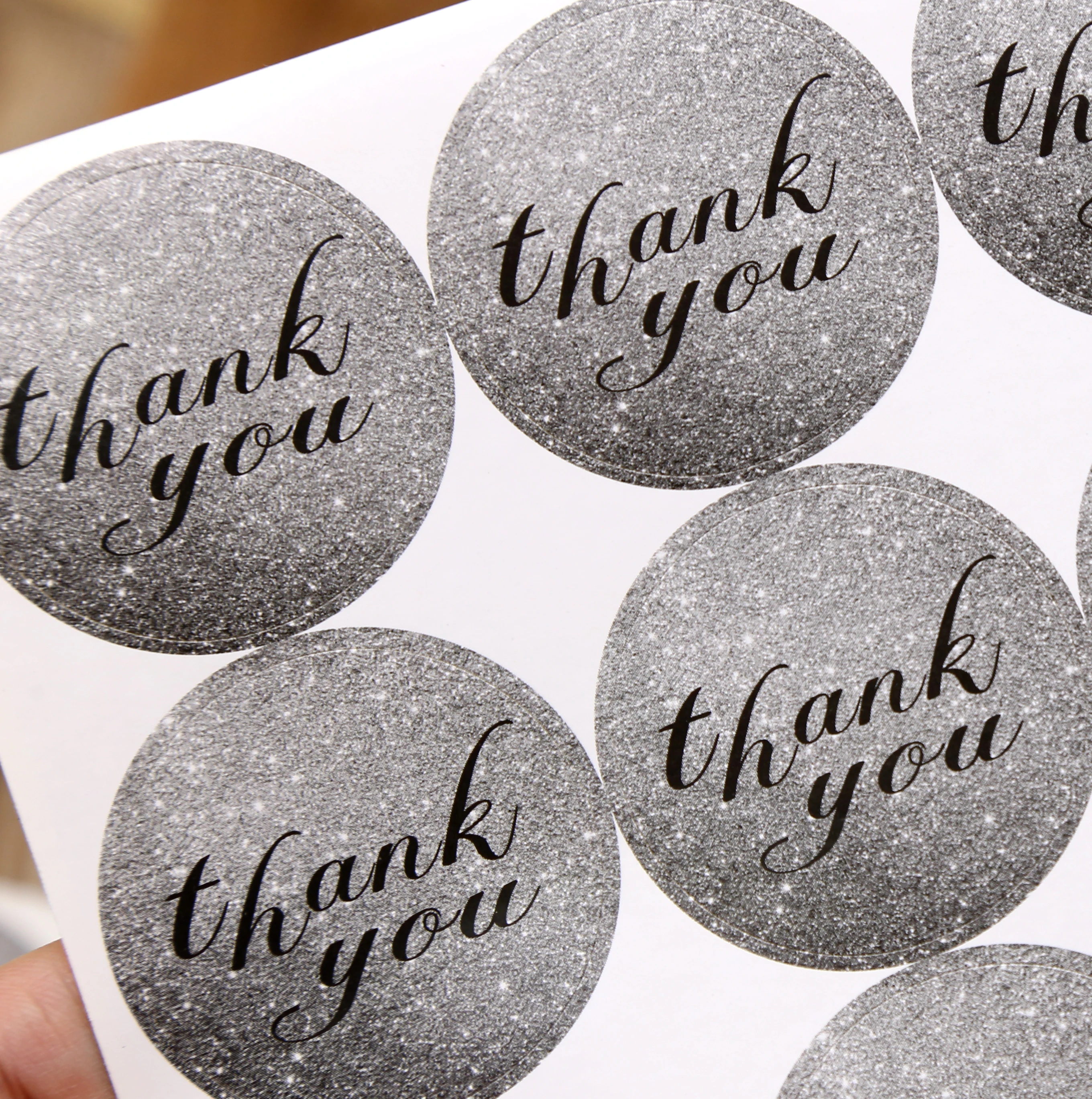 100 шт/партия спасибо бумажная печать наклейки Kawaii клейкие наклейки для домашней хлебобулочной и подарочной упаковки (ss-658)
