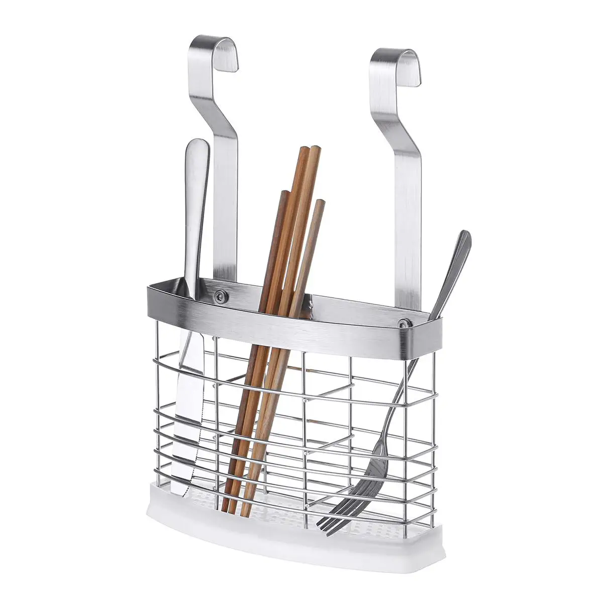 8 Types of Stainless Steel Kitchen Organizer: Multifunctional Dish Drying Rack, Wall Hanging Storage Holder, Tableware Shelf Drainer image 4