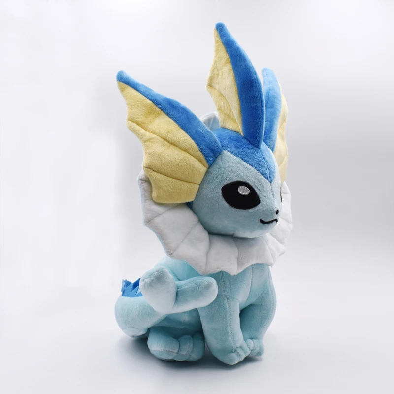 Tanie Wysokiej jakości 37cm Vaporeon pluszowa zabawka Eevee pluszowa lalka miękka zabawka klasyczne pluszowe zabawki świąteczne prezenty darmowa wysyłka