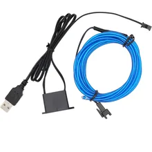 1M/2M/3M/5M 5V USB Neon Light Dance Party Car Decor Light Neon LED lamp Flexible EL Wire Rope Tube Waterproof LED Strip 1M/2M/3M/5M 5V USB Neon Light Dance Party Car Decor Light Neon LED lamp Flexible EL Wire Rope Tube Waterproof LED Strip