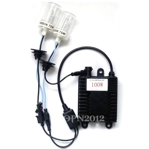 12V 100W H1 4300K HID Conversion XENON KIT Headlight Replacement Bulb Lamp Single Beam Globe XENON KIT Car Headlamp