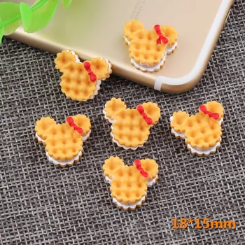 

8Pcs/Lot Sandwich Biscuit Polymer Slime Charms Lizun Modeling Clay DIY Accesorios Box Toy For Children Slime Supplies Filler