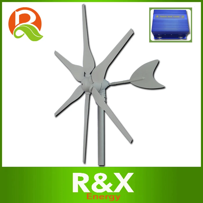 

Small wind power generator 300w, 12V/24V optional wind turbine generation. Combine with wind/solar hybrid controller.