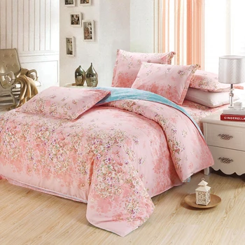 

Printing Bedding Set Cotton Duvet Cover Set Quilt Cover Sheet Pillowcase Four-piece Single Double for Children Adults