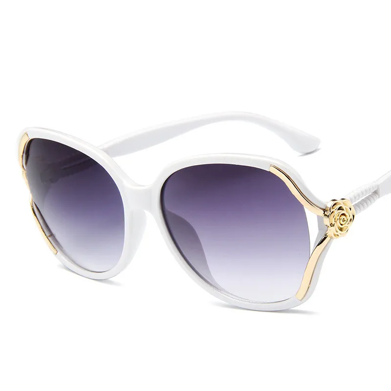 Солнцезащитные очки для женщин, Ретро стиль, для девушек, для вождения, роскошные очки, элегантные, модные, для девушек, солнцезащитные очки, УФ 400, новинка, женские зеркальные очки - Цвет линз: Белый
