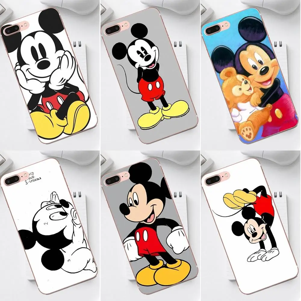 

Qdowpz Minnie Mickey Mouse Cartoon For Galaxy Alpha Core Prime Note 4 5 8 S3 S4 S5 S6 S7 S8 S9 mini edge Plus Soft Printing
