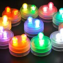 36 шт. Акция настоящие Свадебные Приглашения Свадебное сувенирное украшение изменение цвета подводный водонепроницаемый светодиод Декор свет