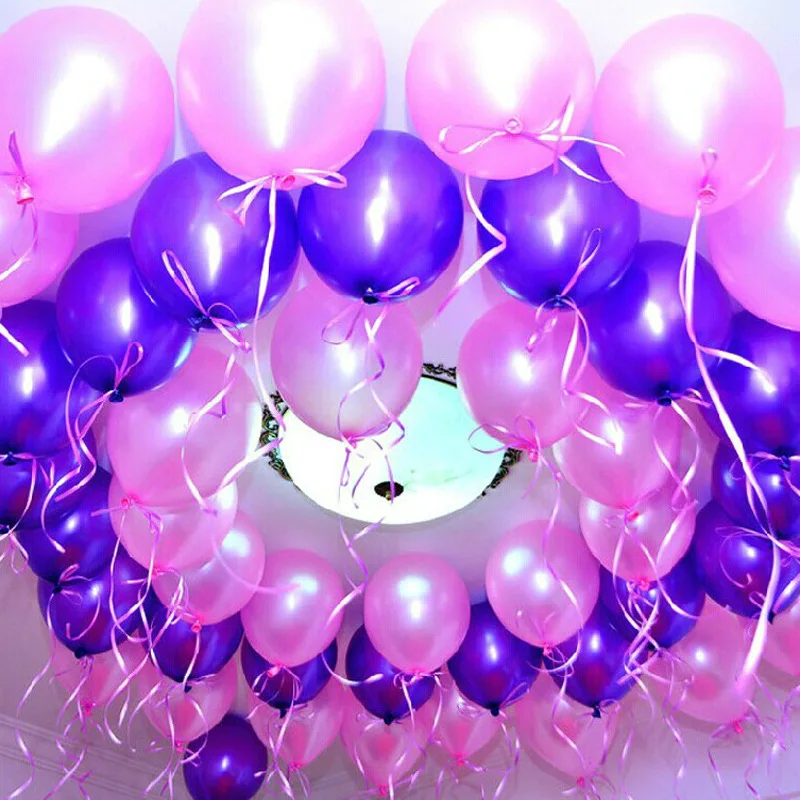 

100pcs 12 Inch Thick 3.2g Wedding Decorations Latex Balloon Happy Birthday Party Ballon Inflatable Helium Air Balls