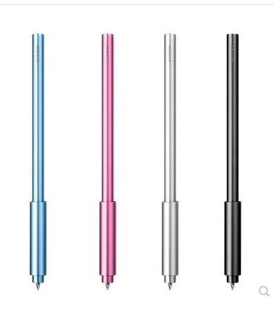 

ZMAX Office Color pen School Stationery 0.5mm black 1pcs/ Metal box Pen Student Office Pen Set Sketch Metal Pen Creative