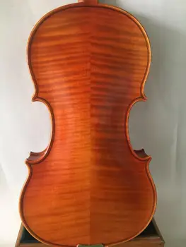 

4/4 Violin European tone flamed maple old spruce top violin