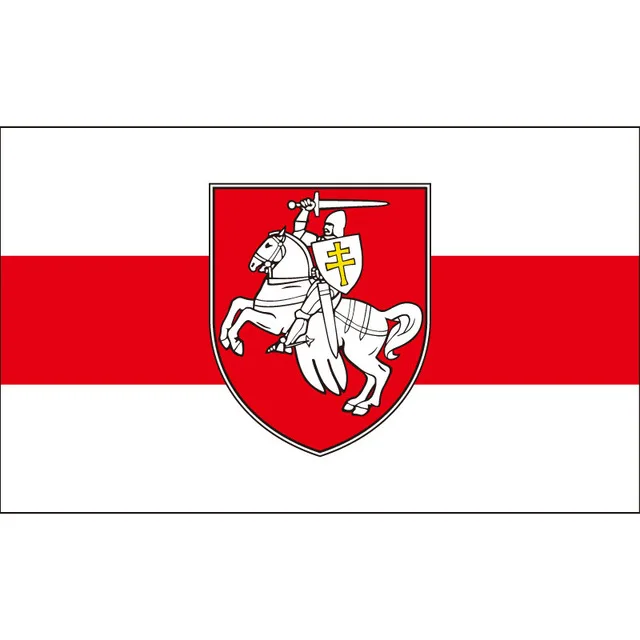 

3x5 ft Belarus White Knight Pagonya Flag custom digital print 90x150cm