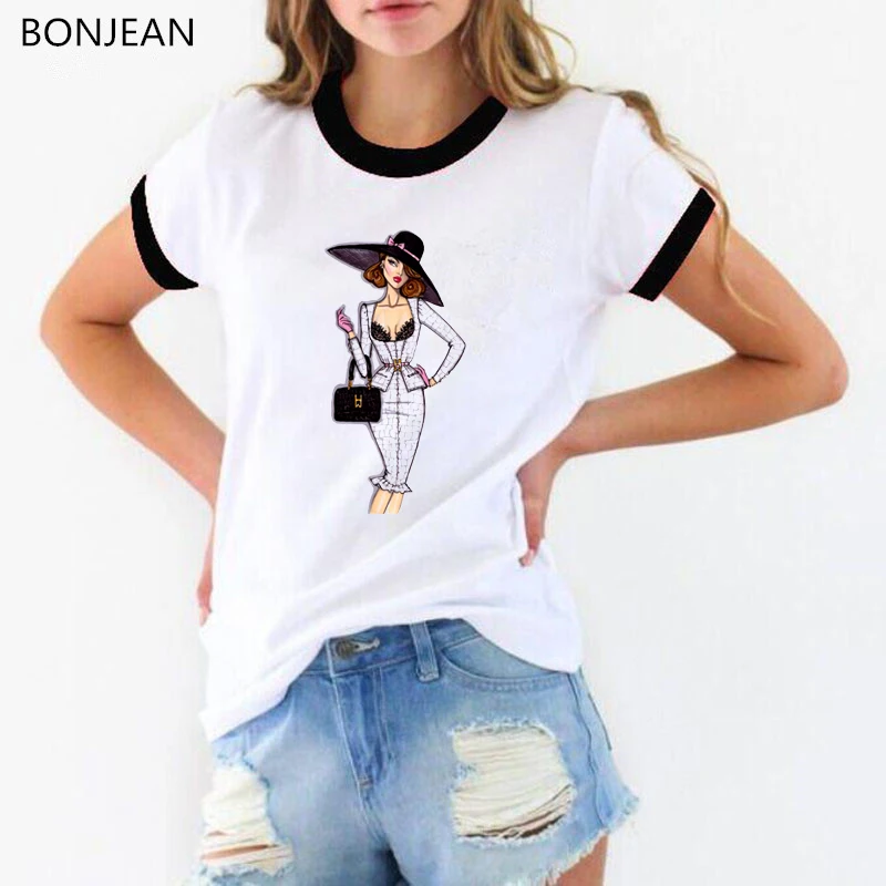 

2019 vogue Audrey Hepburn printed t shirt women hipster cool ladies tshirt femme fashion white o-neck summer top tee shirt