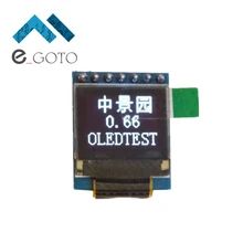 Белый 0.66 дюймов OLED Дисплей модуль 64×48 0.66 «ЖК-дисплей Экран SPI для Arduino AVR STM32