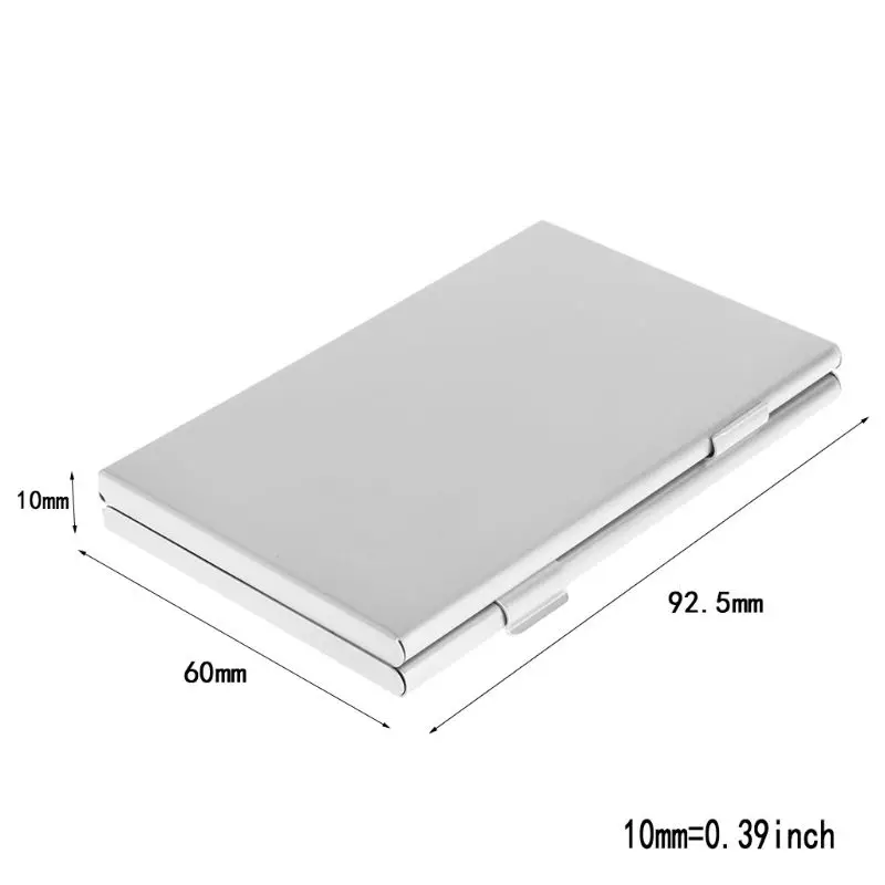 Чехол для переноски алюминиевая коробка сумка для хранения слой памяти Защитный Чехол ударопрочный кошелек 2 Надежная цифровая карта 16 TF